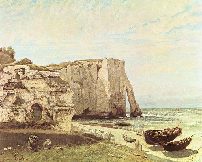 Gustave Courbet Die Keste von Etretat China oil painting art